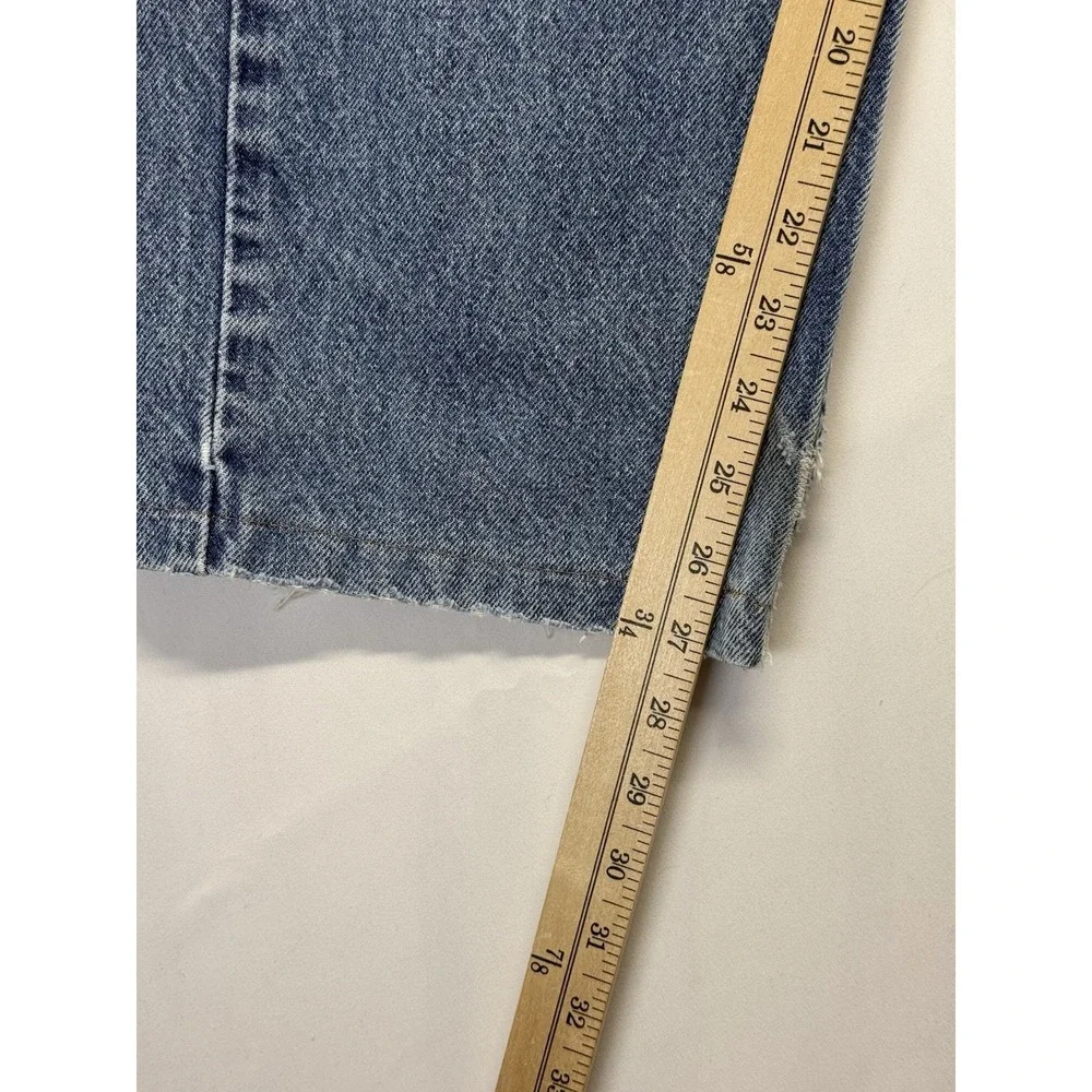 Vintage‎ Levi's 505 Jeans 38x27 Blue Distressed Faded Zip Fly Denim *HOLES